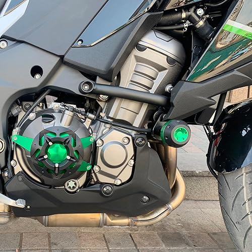 Miniatura 8 de Marco de protección contra caídas de motocicleta, protector de carenado deslizante contra golpes compatible con Kawasaki VER'SYS 1000 VER'SYS1000