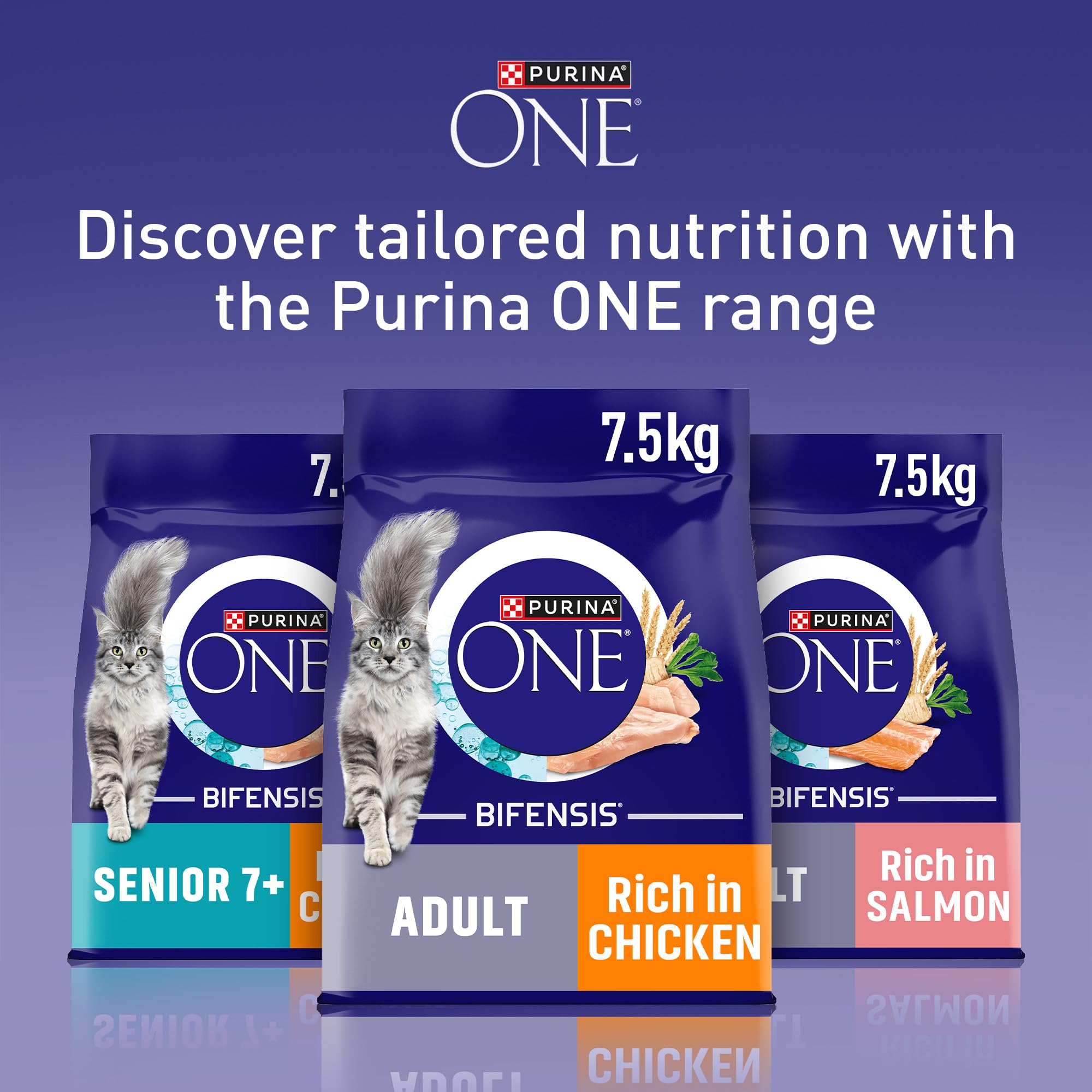 PURINA ONE Bifensis Adult Dry Cat Food Chicken 7.5kg Pack — view 7