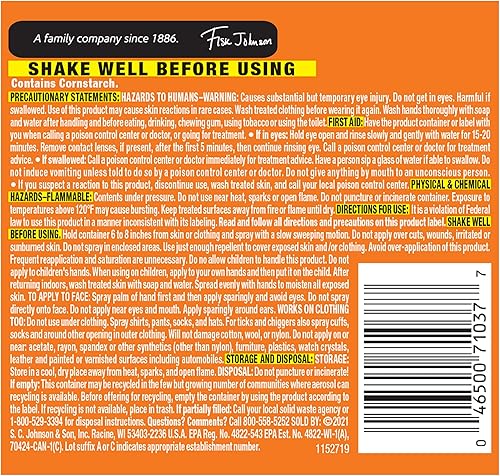 Miniatura 12 de OFF! Family Care - Repelente de insectos y mosquitos I, espray suave y seco para la playa, patio trasero, picnic y más, 2.5 onzas (paquete de 12)