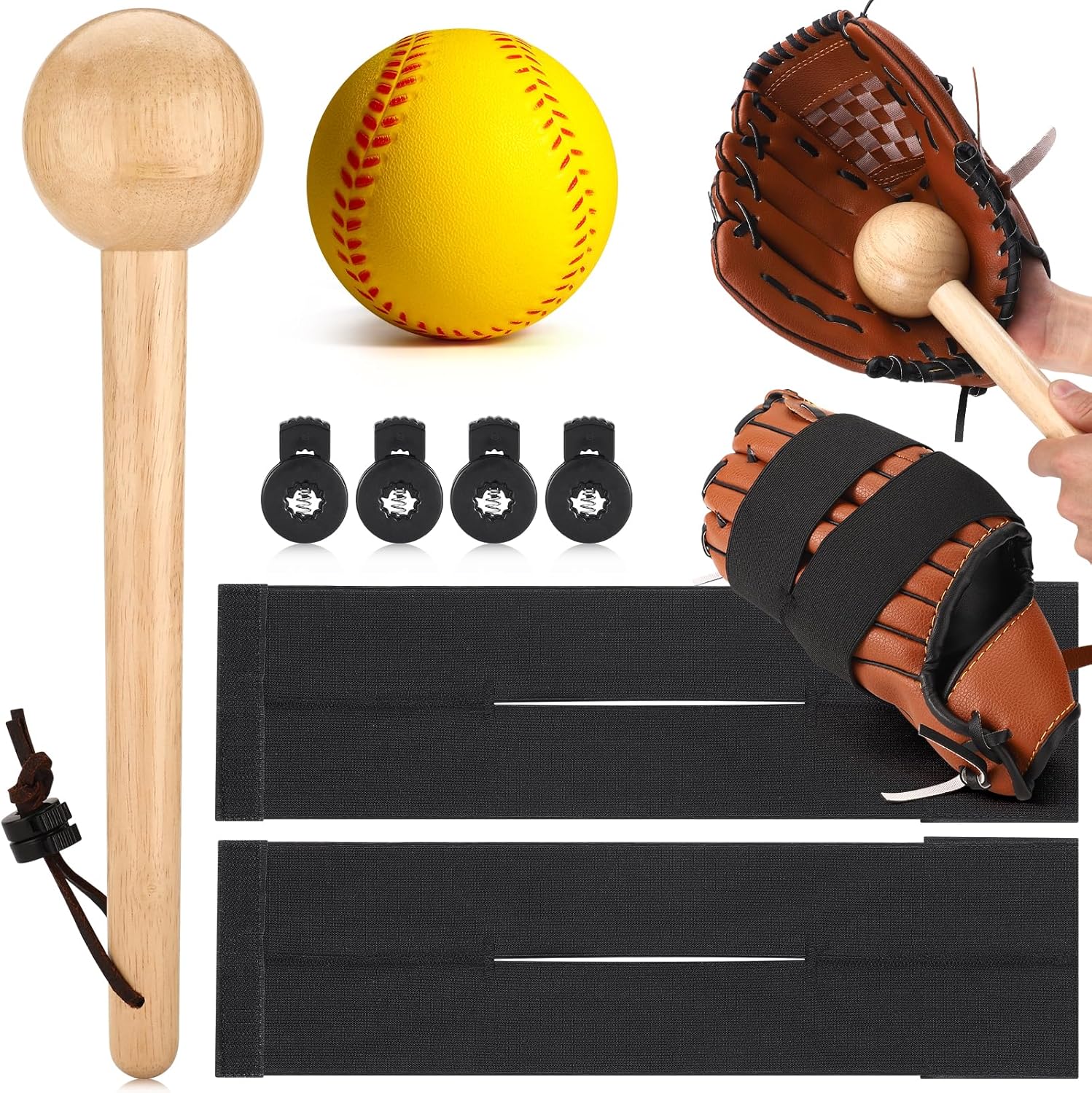 TOBWOLF 10PCS Baseball Glove Break in Kit for Adult Youth