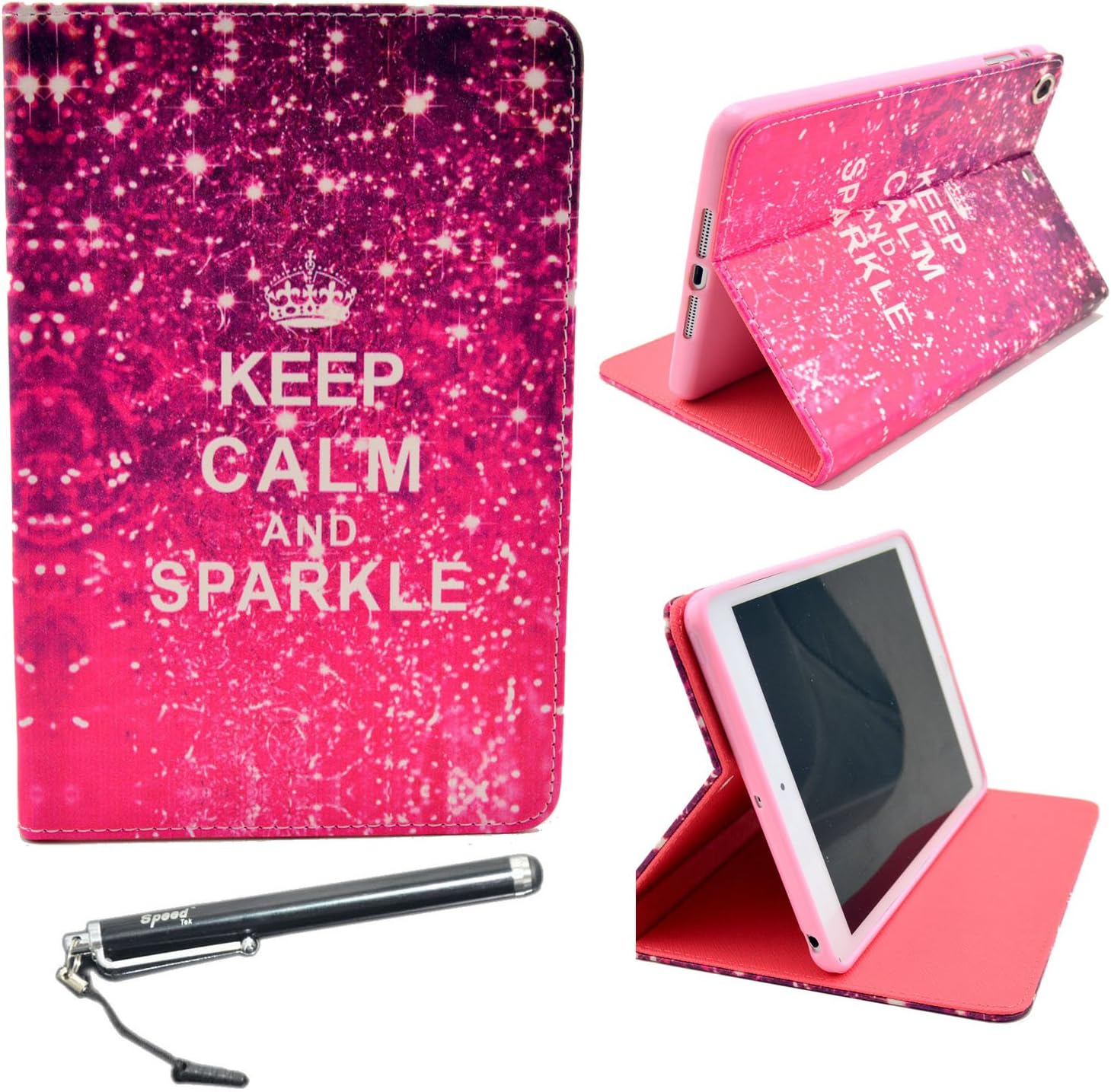 iPad Mini Case, iPad Mini 3 / iPad Mini Retina / iPad Mini Case, Speedtek Nebula Pattern Premium PU Leather Folio Stand Protective Skin Case for Apple iPad Mini 3 (2014) & iPad Mini Retina (2013) & iPad Mini (2012) (Automatic Wake/Sleep Feature)