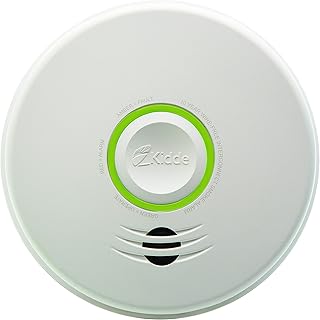 Kidde Smoke Detector, 10-Year Battery, Photoelectric Sensor Wire-Free Interconnect Smoke Alarm, Voice Alert, White, 2 Count