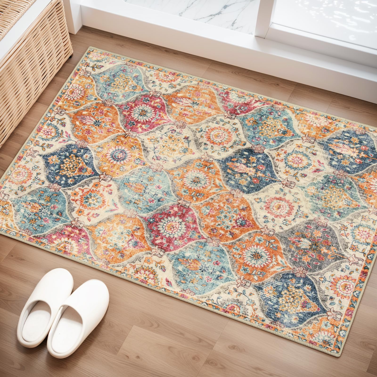 Lahome Moroccan Washable Rug 2x3