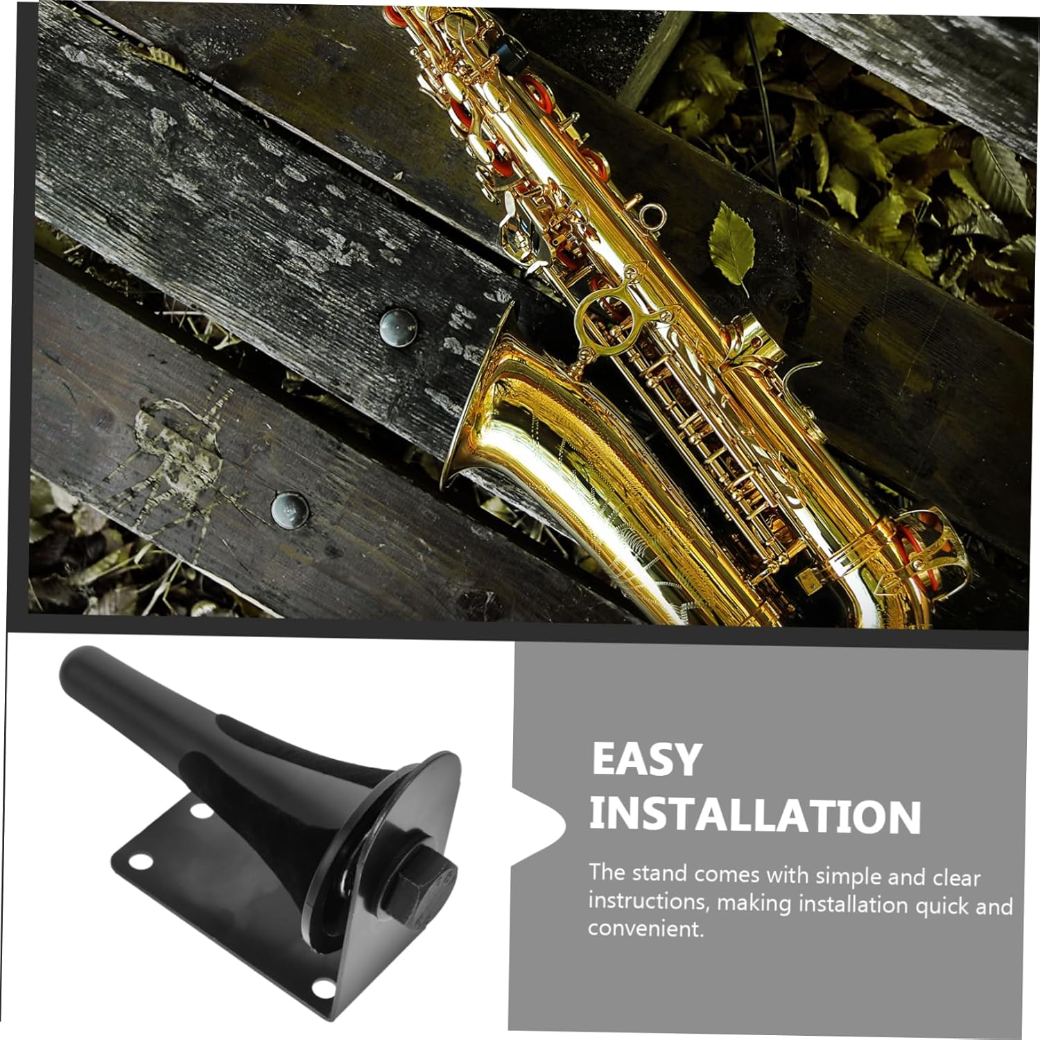 Wind Instrument Wall Mount Rack Trumpet Holder Wall Hanger Space-saving Stand