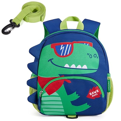 mommore Toddler Backpack for Boys 2-4, 3D Cartoon Cute Kids