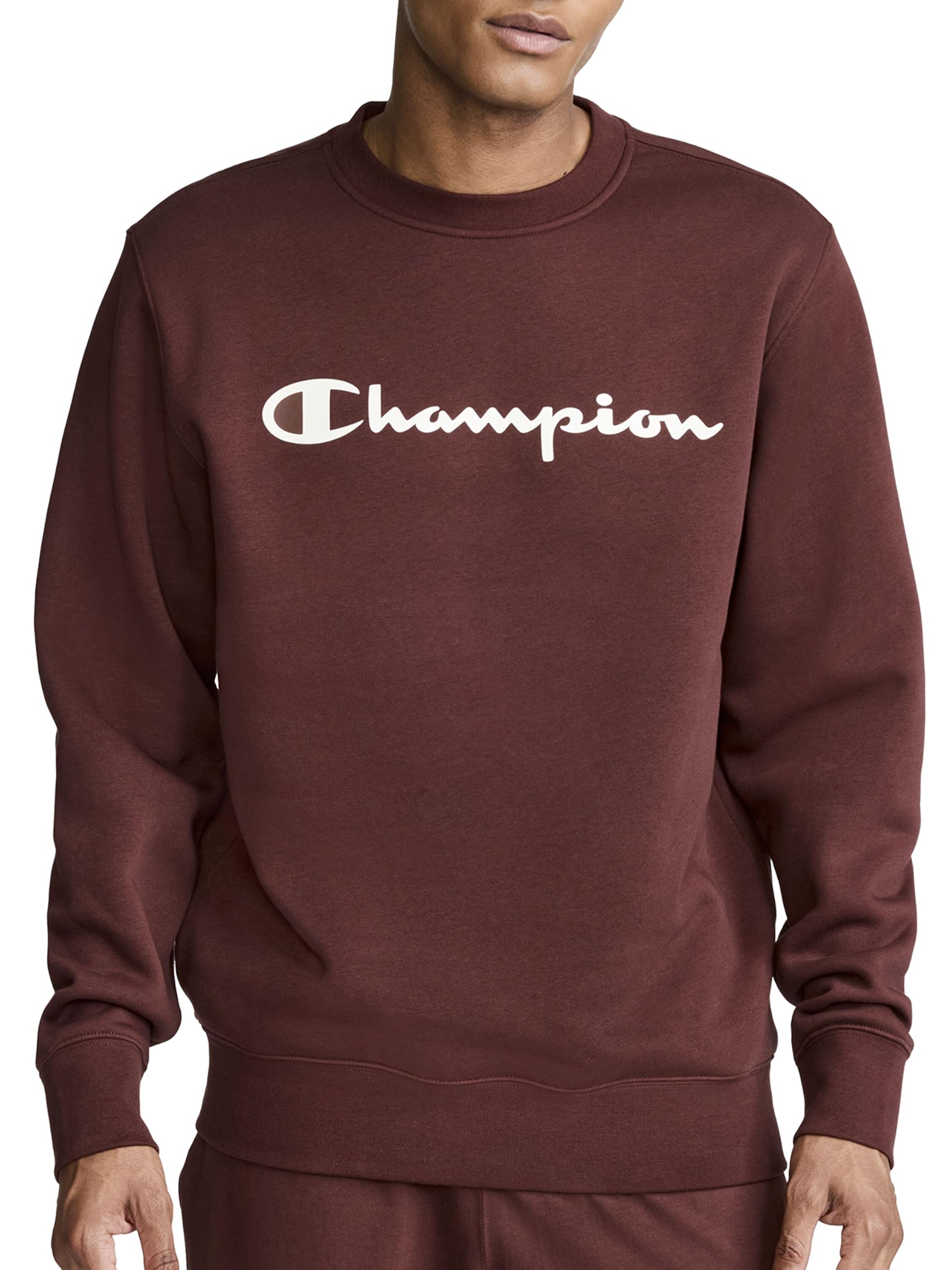 Champion Men's Fleece Crewneck Sweatshirt (Reg. Or Big & Tall)