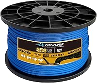 Vista 44 de Paracord 550 lb, cuerda de paracord de 7 hebras 1000 pies 4 mm, cuerda de paracaídas de nailon para acampar, verde oliva