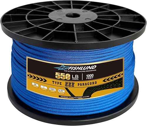 Miniatura 45 de Paracord 550 lb, cuerda de paracord de 7 hebras 305 m, 4 mm, cuerda de paracaídas de nailon para camping, rojo imperial