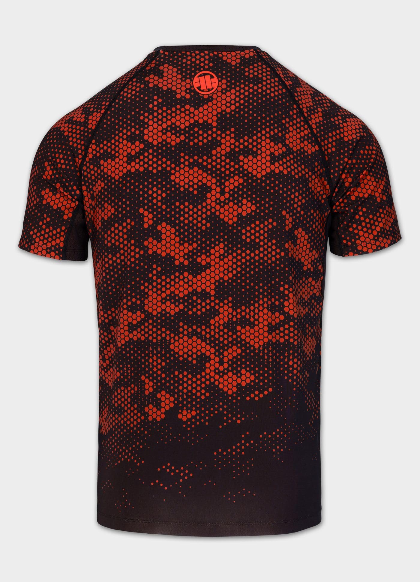 PITBULL - Herren Rashguard T-Shirt HEX CAMO Hilltop, Rash Guard Tshirt | Rashguard Kurzarm, Funktionsshirt Elastisch, UV Shirt Herren, Schnelltrocknend, Training Fitness Gym Shirt