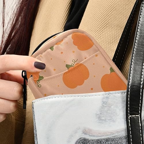Miniatura 5 de Kigai Bonita pastillera de calabaza, portátil, semanal, diario, pastillero, organizador con cremallera para vitaminas, medicinas, suplementos de