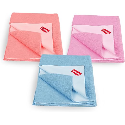 LuvLap Instadry Quick Dry Baby Bed Protector - Small 70cm