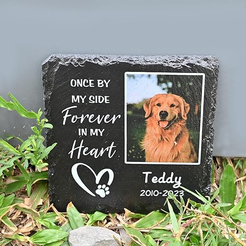 Miniatura 3 de Regalos conmemorativos para mascotas, piedra conmemorativa personalizada para mascotas, regalos de pérdida de mascotas, regalo de condolencias de