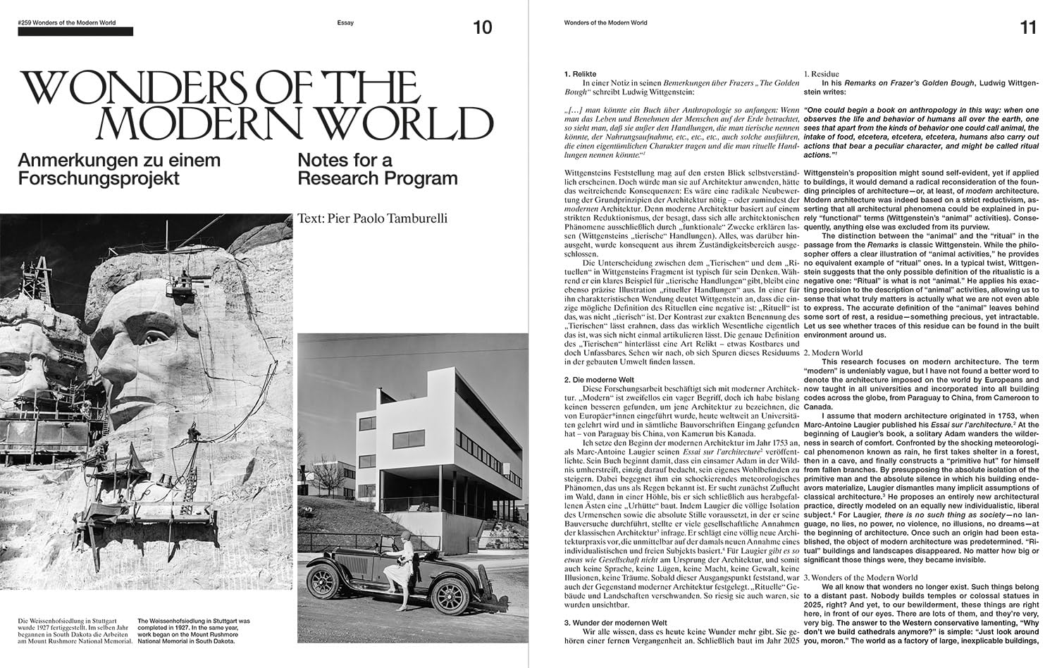 Arch+: Wonders of the Modern World