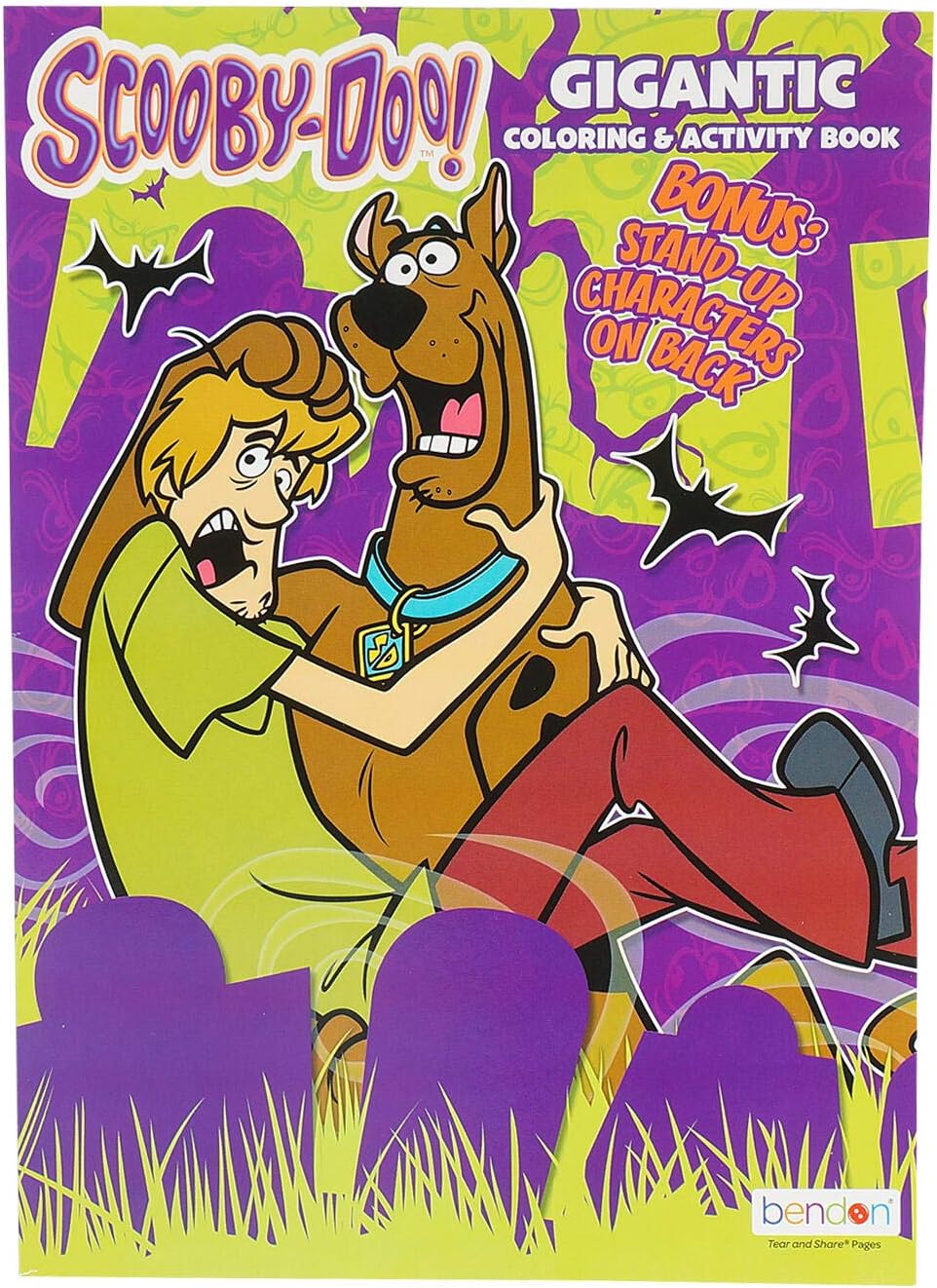 Scooby Doo Gigantic 192 Page Coloring Book with Bonus Stand-Up Characters on Back,Large. (Large)