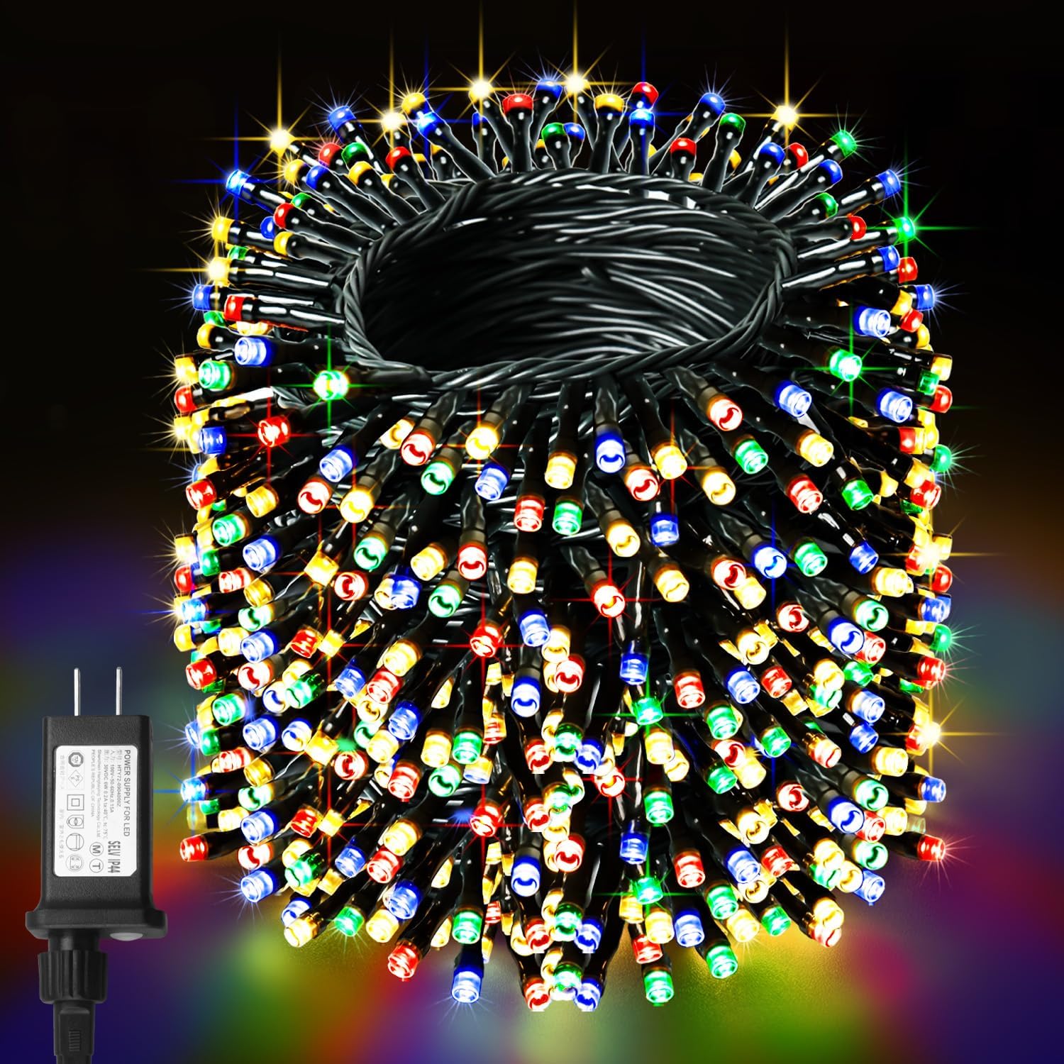 Amazon.co.jp [Amazon限定ブランド]【日本法人】AKIRARI イルミネーションライト クリスマスライト ストレート 定番