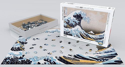 Miniatura 3 de EuroGraphics Great Wave Kanagawa por Hokusai Puzzle (1000 piezas), (Modelo: 6000-1545)