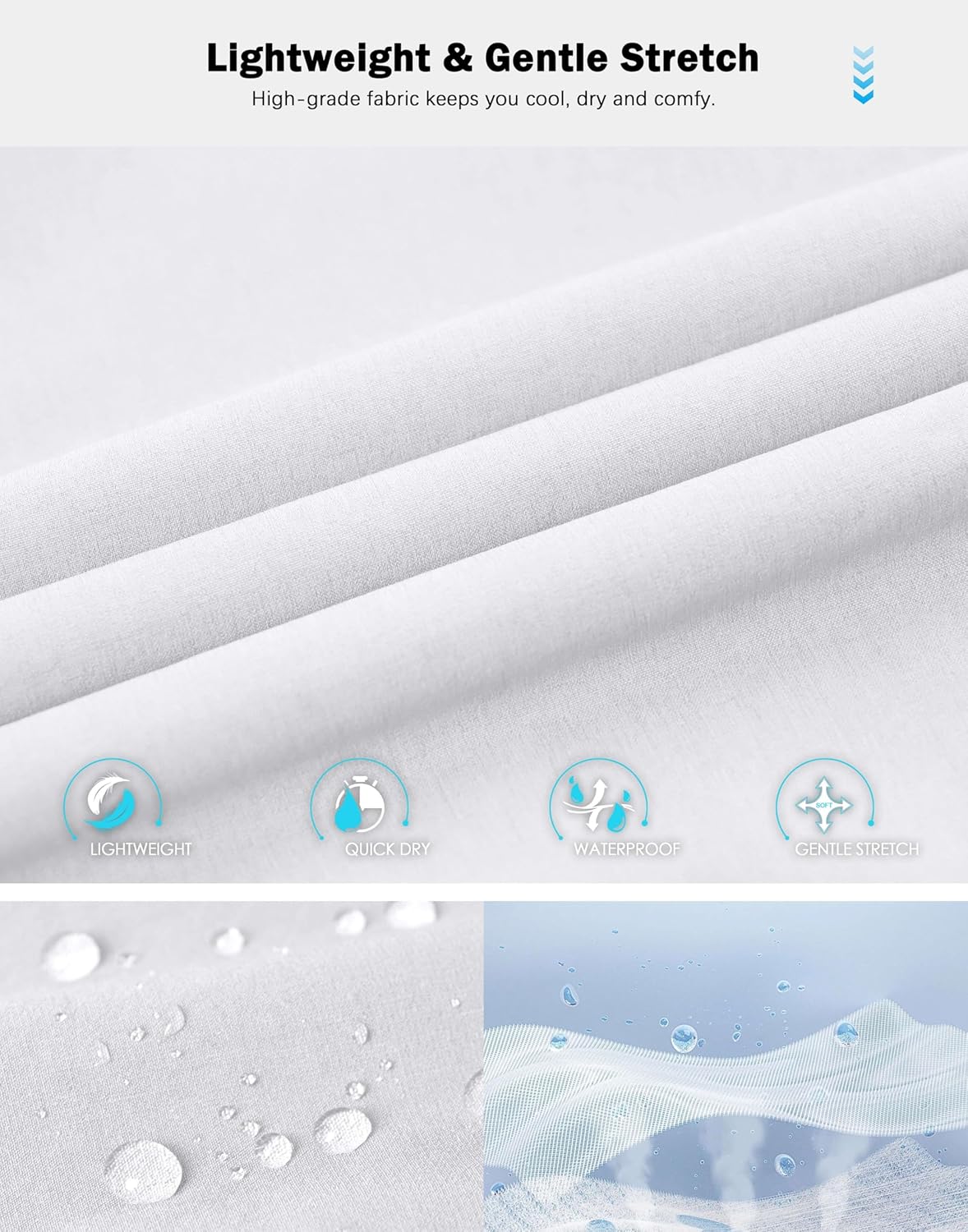 G Gradual Mens Golf Pants Stretch Dress Casual Pants 30"/32"/34" Lightweight Work Travel Slacks for Men with 4 Pockets - Image 4