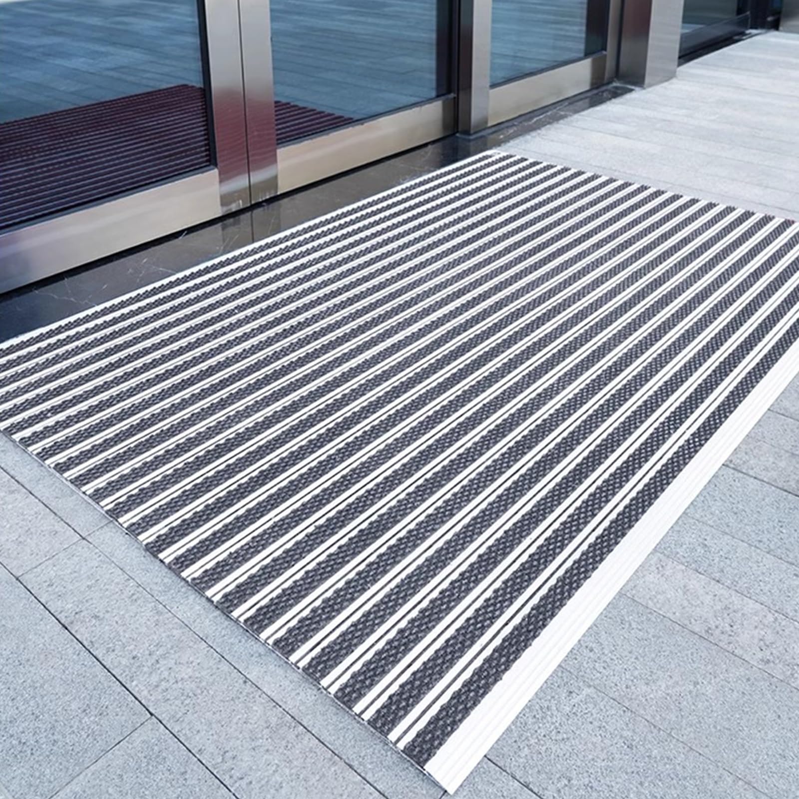 Fussmatte Aussen Fußmatte Für Den Außenbereich, Wasserdicht Rutschfest Willkommensmatten Für Den Winter, Für Haustür, Doppeltür, Veranda, Supermarkt, Schlammmatten Im Eingangsbereich(60x90cm/2x3ft)