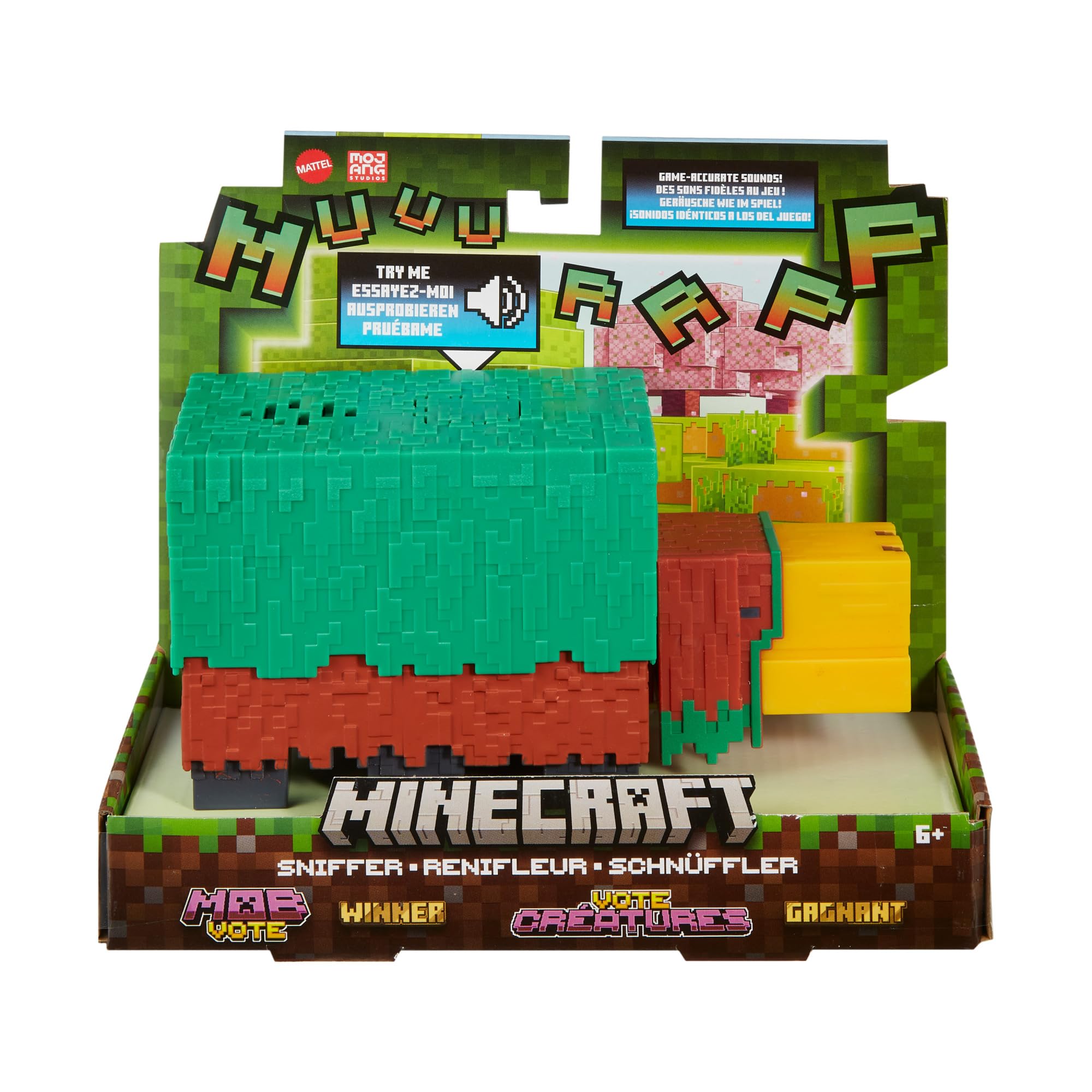 Juguete Minecraft Creeper interactivo Mattel JGX49 figura interactiva con luces 3