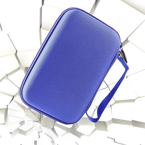 Vista 5 de WERJIA Estuche rígido compatible con consola de juegos portátil retro RG34XX/R36MAX (azul)