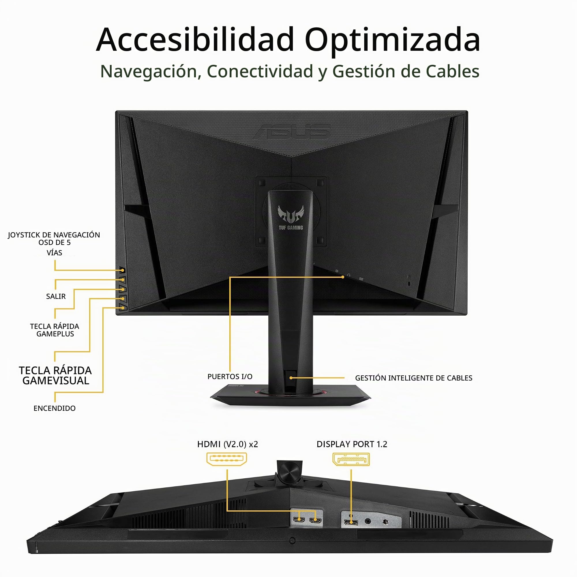 Amazon.com: ASUS VG27AQ TUF Gaming 27