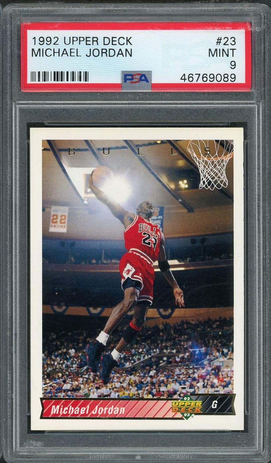 michael jordan upper deck basketball card