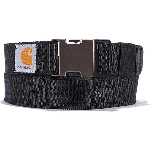 Carhartt Men's Casual Belts, W/Heavy Duty Flexible Stitching, Available in Multiple Styles, Colors & Sizes
