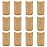 4 Self Adhesive Bandage Wraps, 12pcs Vet Wraps, Skin Color, 5 Yard Self Adherent Wraps for Sports, Wrist, Ankle and Swelling
