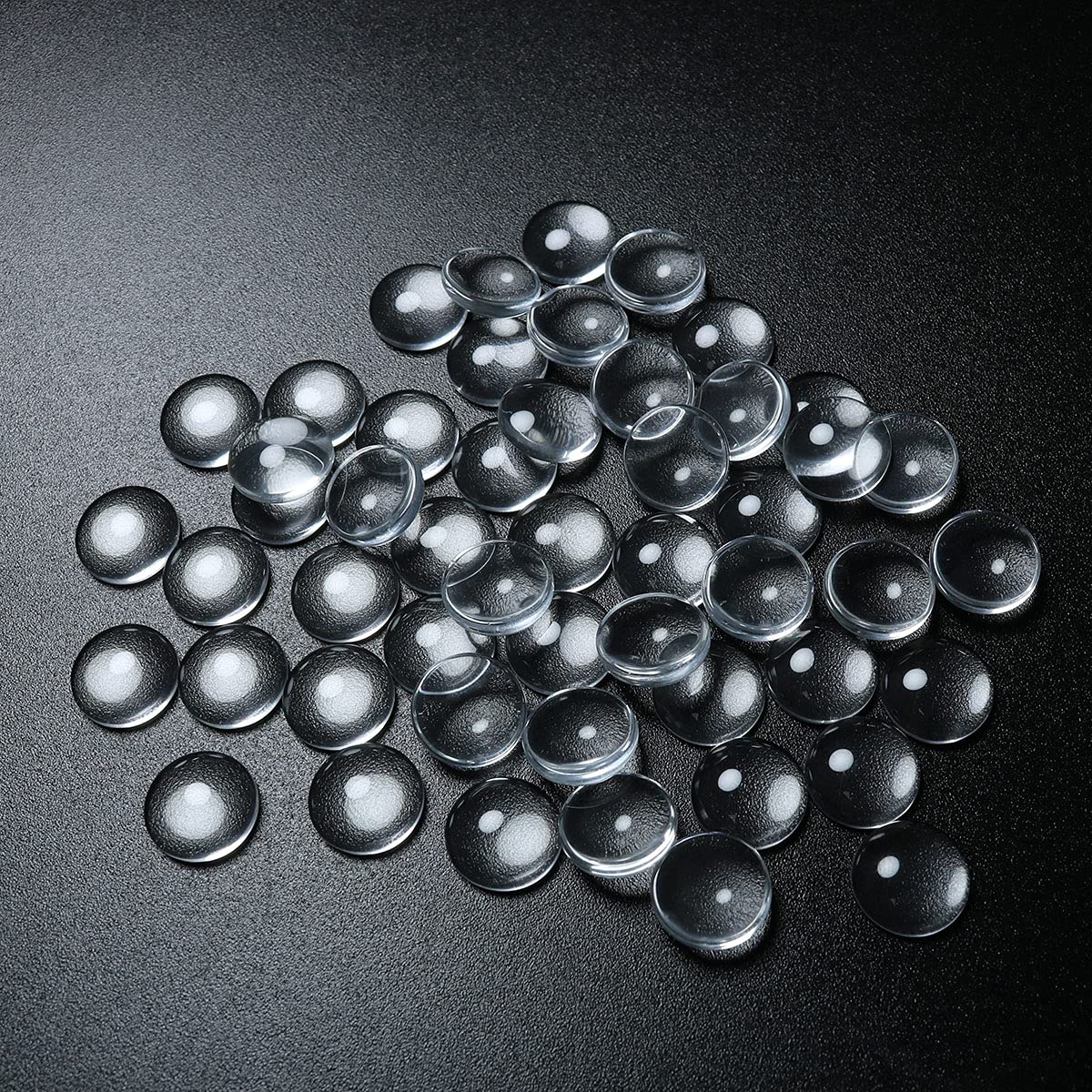 Lot De 3 Boules De Noël En Verre (D80 Mm) Cadeau Transparent - Boule Et