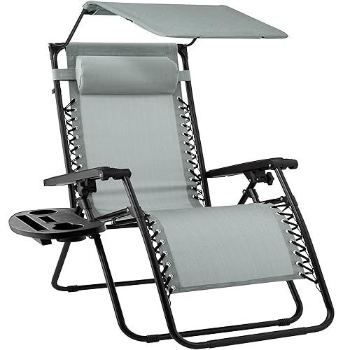 Best Choice Products Folding Zero Gravity Outdoor Recliner Patio Lounge