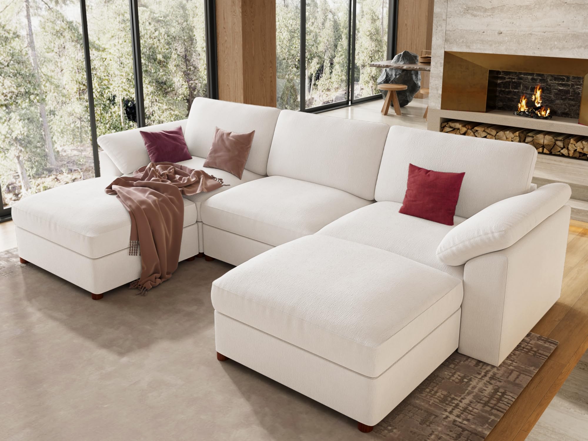 EASE MOOSE Oversized U Shape Sectional