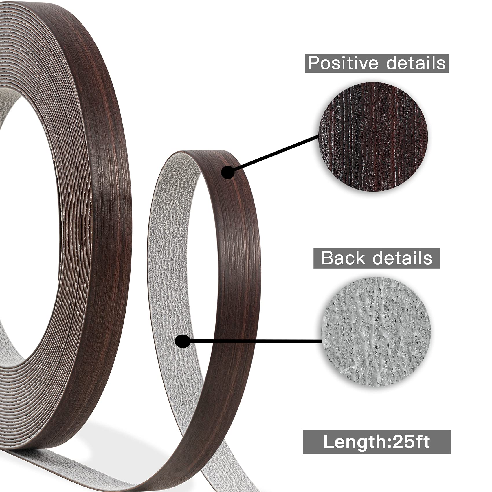 Edge Banding, 3/4 Inch X 25ft Roll Of Edge Banding Pre