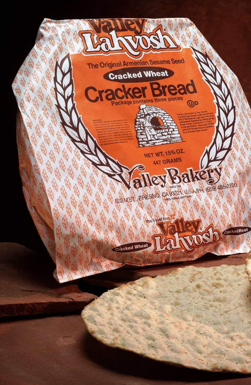 Valley Lahvosh Round Original Wheat Crackerbread, 26 Ounce - 5 per case.