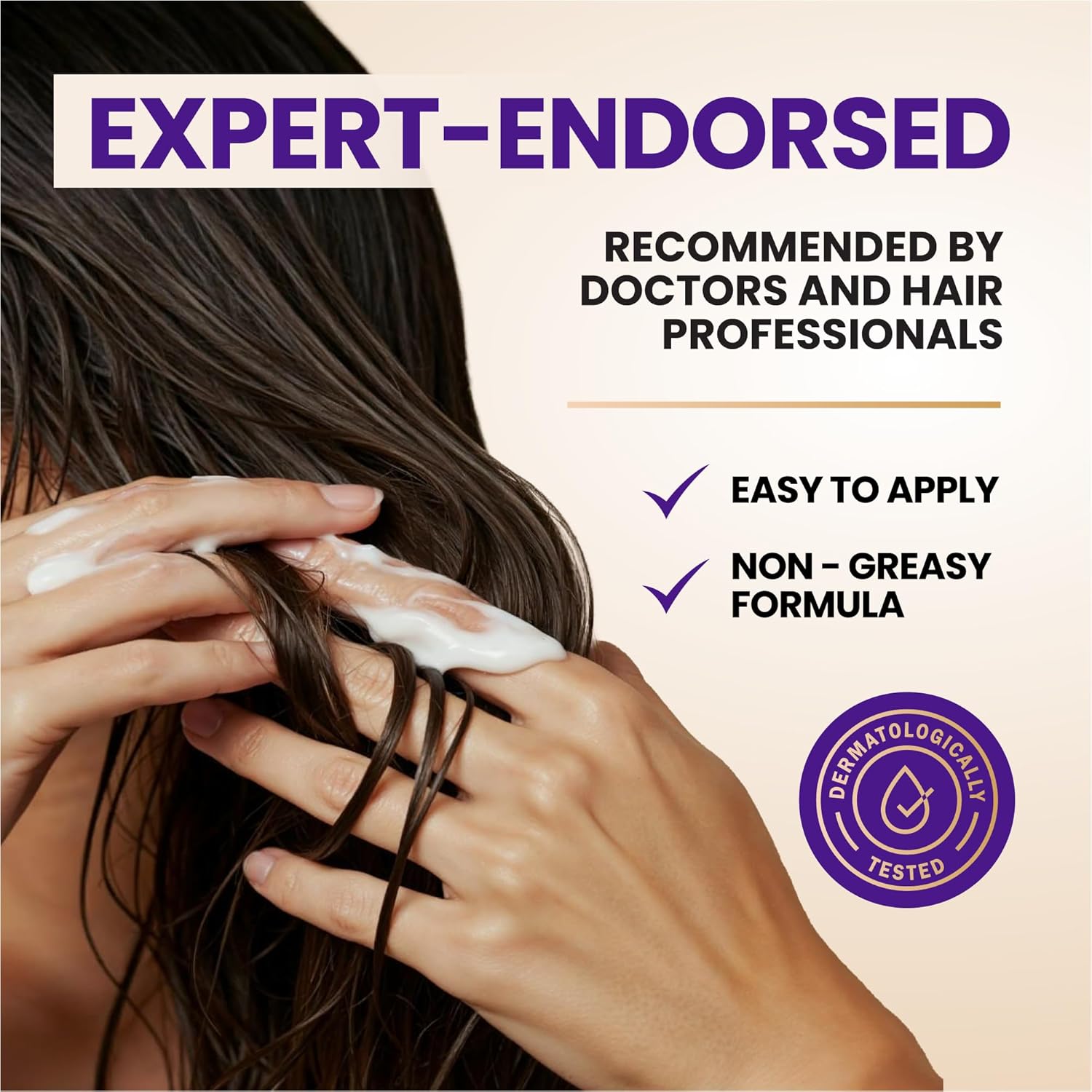 Thickening Hair Growth Conditioner For Women & Men, Biotin Conditioner, Intensive Repair for Thinning Damaged & Frizzy Hair, Split End Care, Sulfate & Paraben Free - Image 4