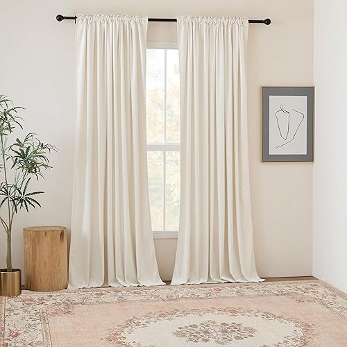 Vista 74 de StangH Alfombra para sala de estar, 5 x 7 pies, lavable, antideslizante, de lana sintética, alfombra de baño de pelo bajo, resistente, vintage