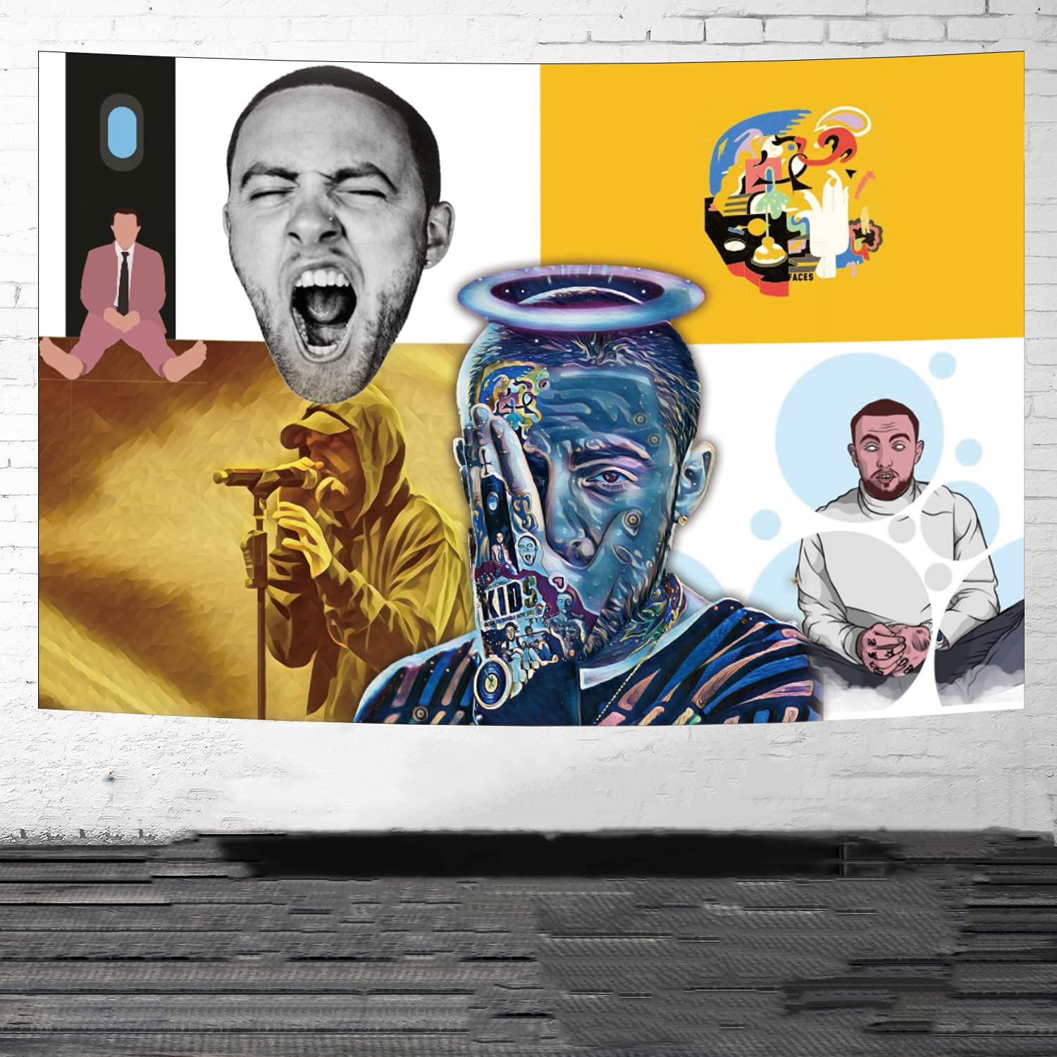 I Bb Wall Rapper Tapestry Posters Music Wall Art Rap Desertcart