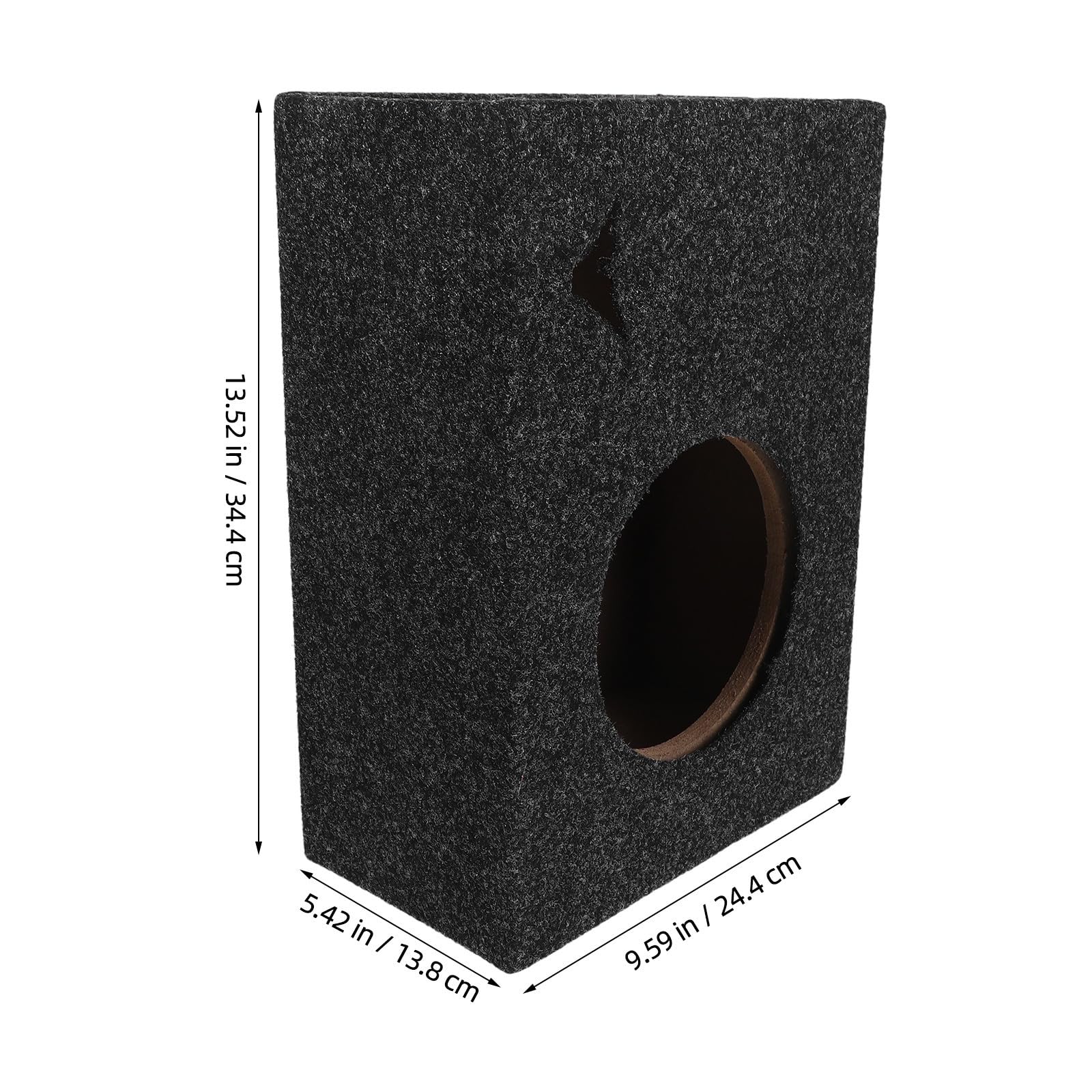 VANZACK Cassa Acustica Quadrata Ultra Sottile 6, 5 Pollici in Legno