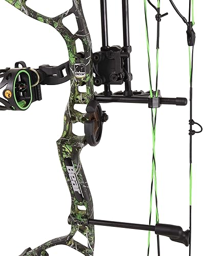 Miniatura 68 de Bear Archery Royale - Paquete de arco compuesto listo para cazar para adultos y jóvenes, longitud de estiramiento de 12 a 27 pulgadas, peso de 5 a