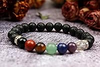 Vista 6 de Piedra de preocupación del pulgar, piedra de palma de bolsillo de cristal curativo, Piedra