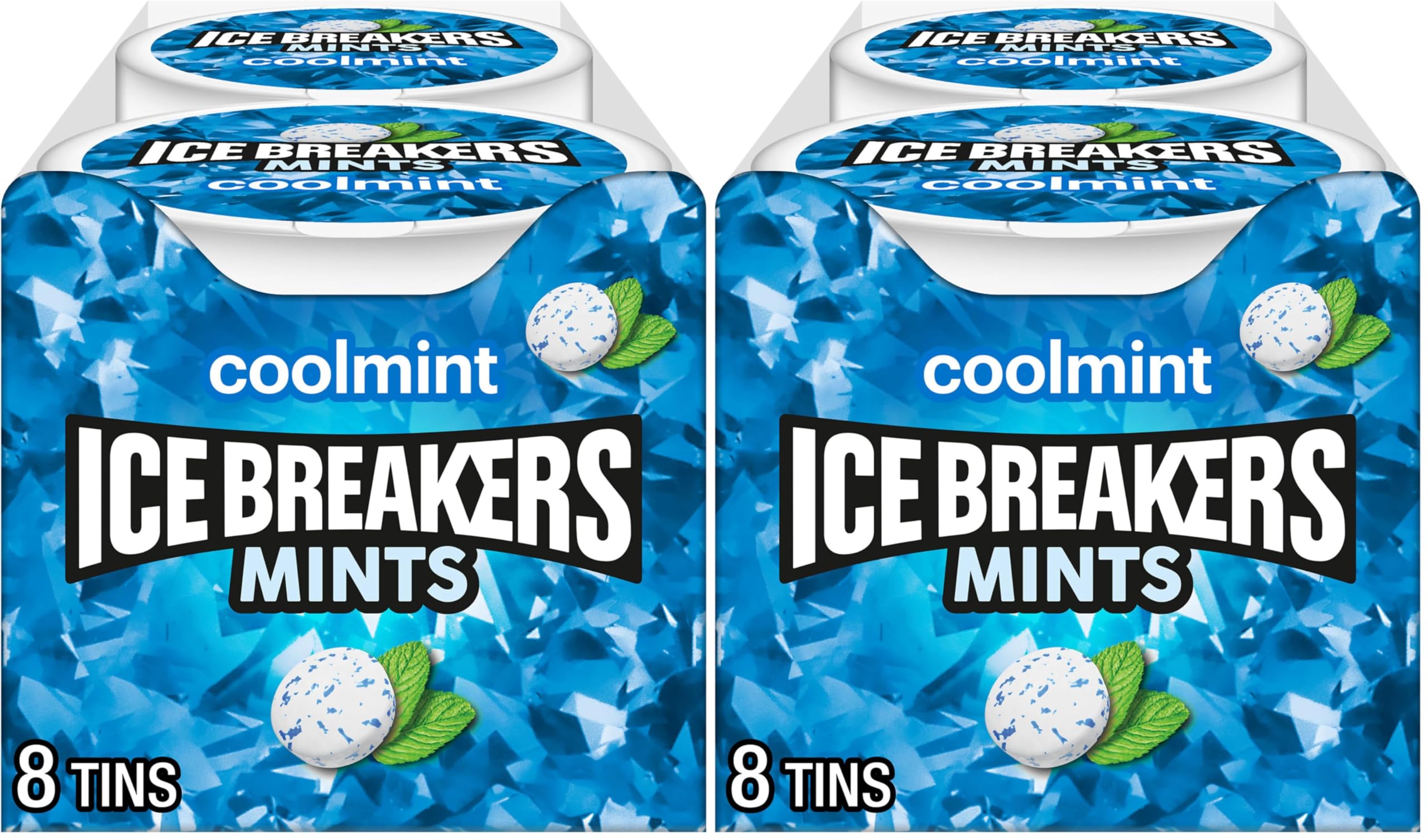 Amazon.com : ICE BREAKERS Coolmint Sugar Free Breath Mints Tins