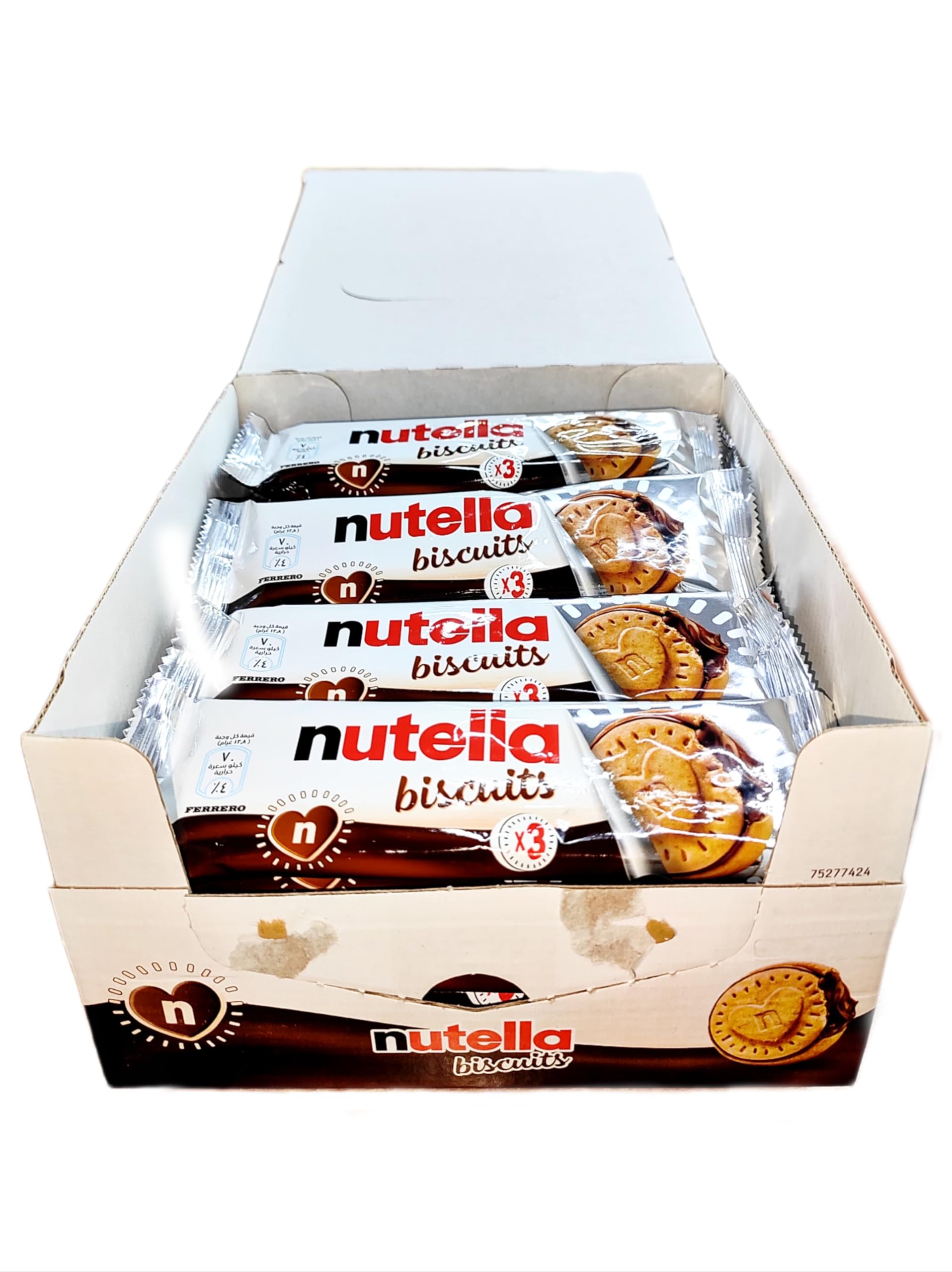 Nutellas Biscuits - Delicious Nutellas Cookies With Hazelnut Spread Filling In A Snack Pack Format, Nutellas Snacks 3 Biscuits, 41.4 grams (Imported) (Pack Of 28) (B0CVQQ5PRP) Amazon Price History, Amazon Price Tracker
