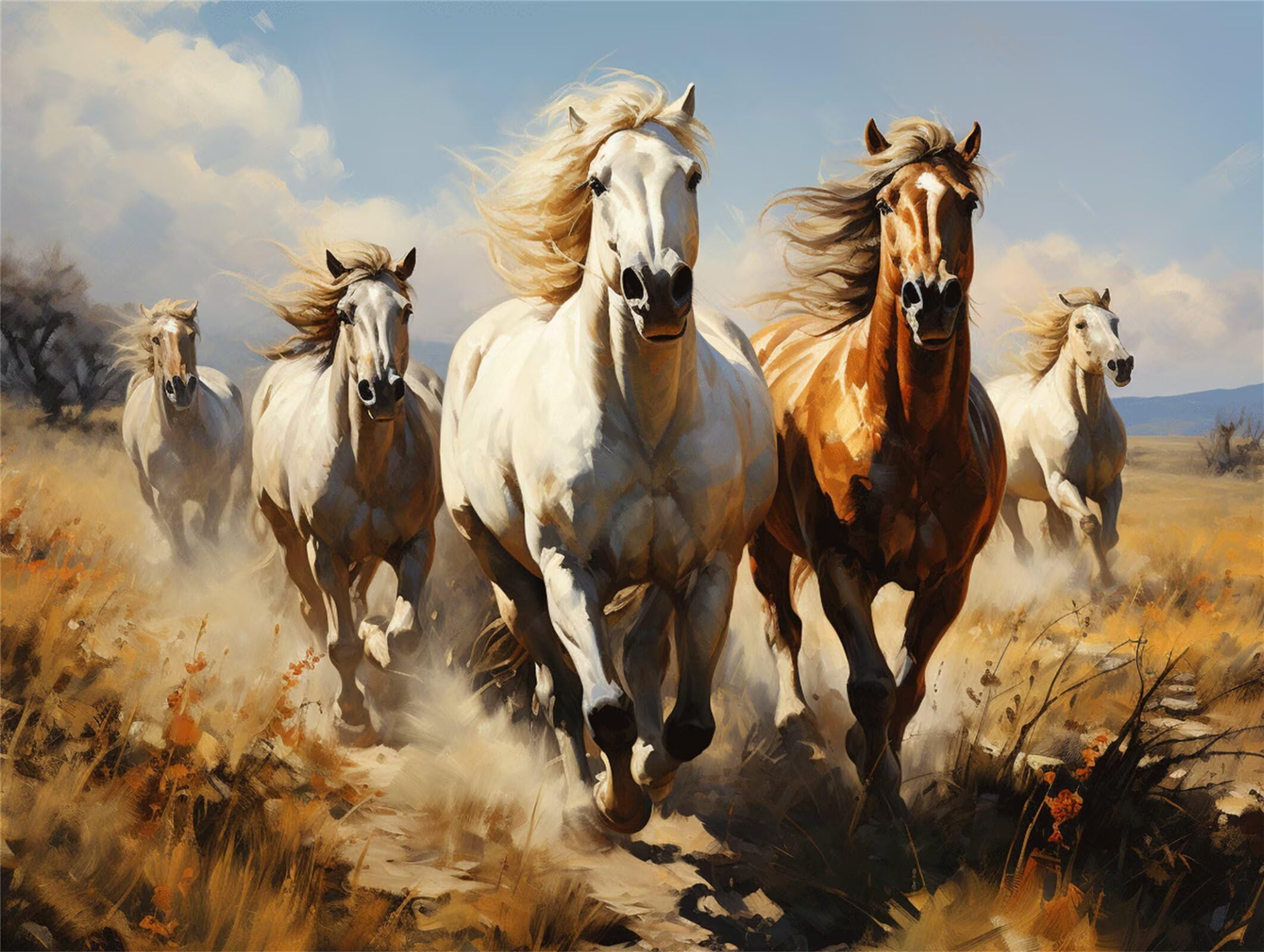 Puzzle dla dorosłych 2000, użytki zielone, 99 x 70 cm, n-478