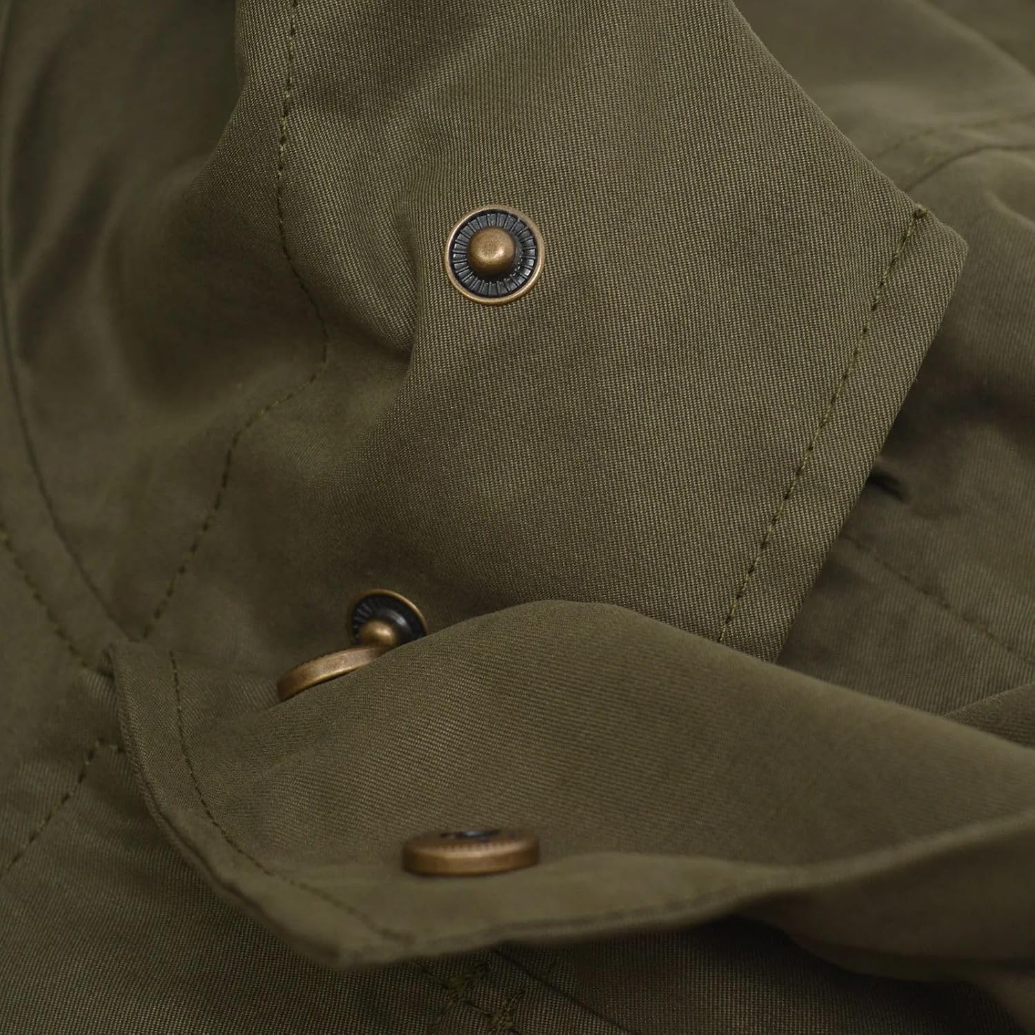 Lambretta Mens Outdoor Warm Winter Water Resistant Parka Jacket - 2XL Khaki