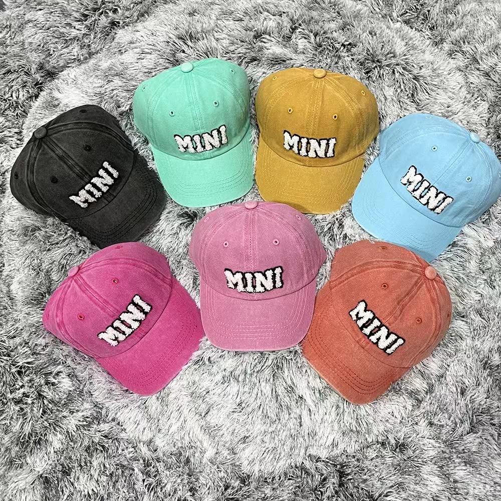 2PCS Genitore-Bambino Cappello Madre Bambino Figlia Figlio Bambino Famiglia Cappello Retro Baseball Cap Snap Cap Festa della Mamma