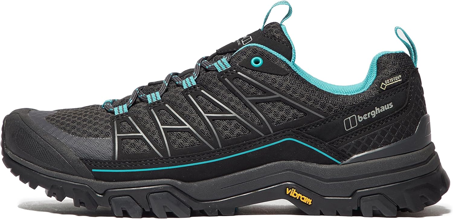Berghaus Women’s Expanse Gore-TEX Walking Shoes with High Traction Sole & Cushioned Footbed, GTX, Waterproof, Breathable, Lightweight, Outdoors, Hiking & Trekking Footwear