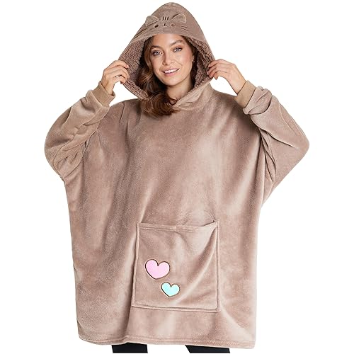 Get Trend Pusheen Oversized Hoodie