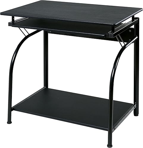 OneSpace - Escritorio para computadora Acero inoxidable Negro