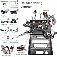 Vista 6 de [4+64GB] Android 13 Car Stereo Upgrade para Ford F150 2009 2010 2011 2012 2013 2014 Soporte de radio inalámbrico Carplay Android Auto 9 '' IPS