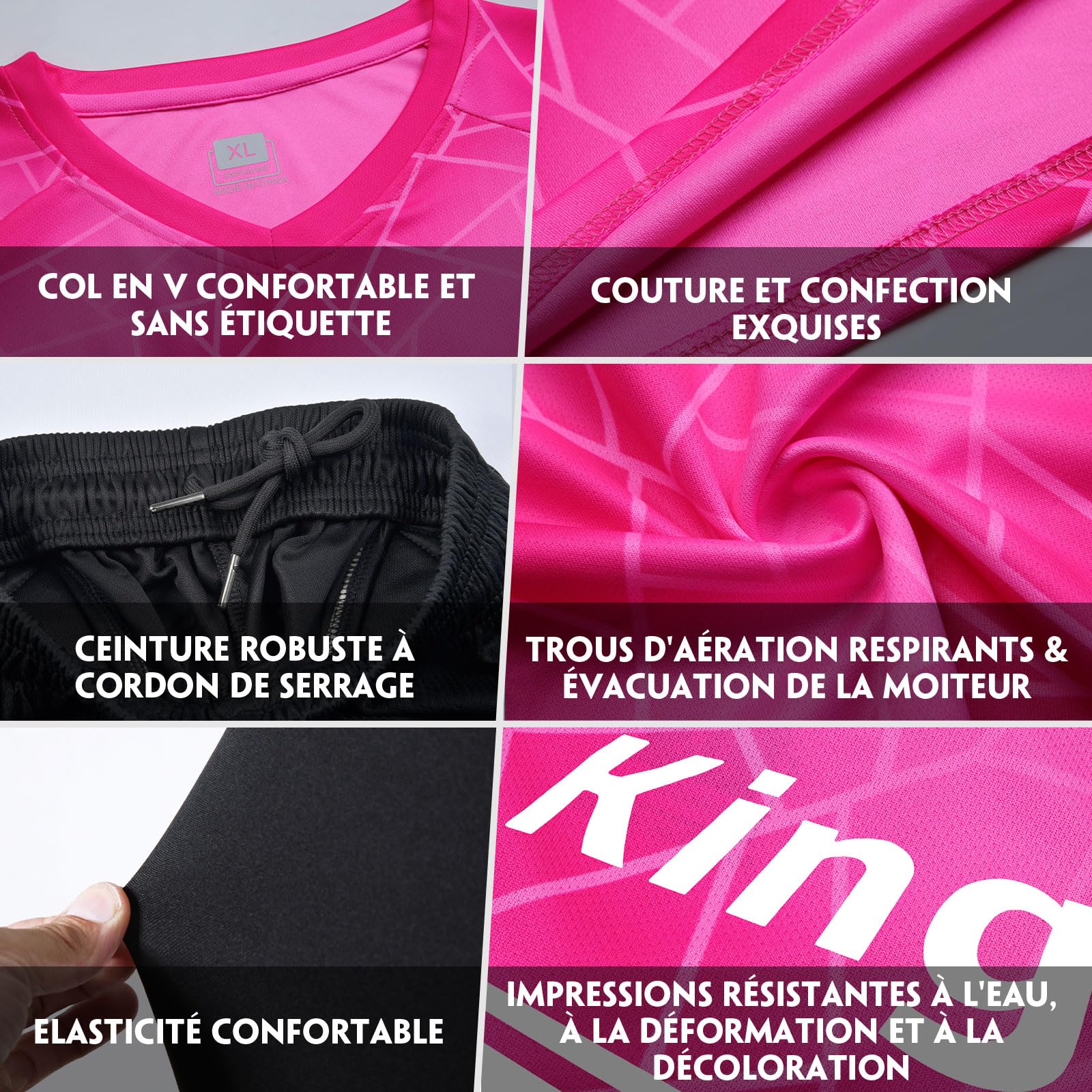 LAIFU Maillot de Gardien de Football Personalisé pour Adultes, Ados et Enfants Choix de Nom, Numéro et Logo