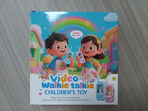 Miniatura 2 de Walkie Talkies para niños, paquete de 2 walkie talkies de video con pantalla de pantalla, radios de juguete recargables para edades de 3 a 12 años,